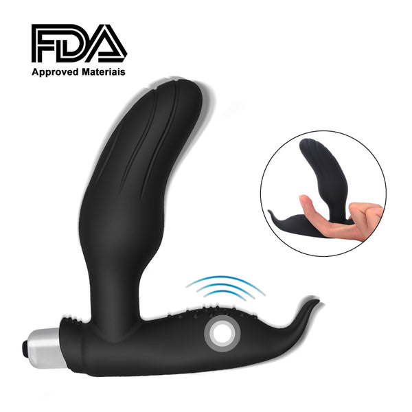 Silicone Prostate Massager Anal Vibrating Toy for Male