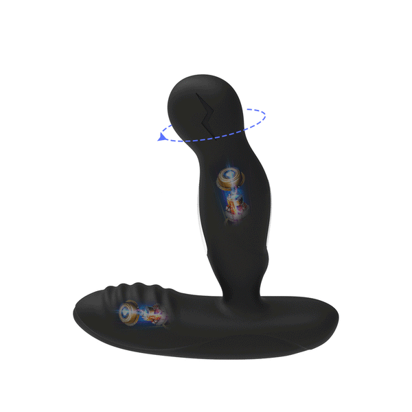 Vibratore per plug anale con massaggiatore prostatico maschile