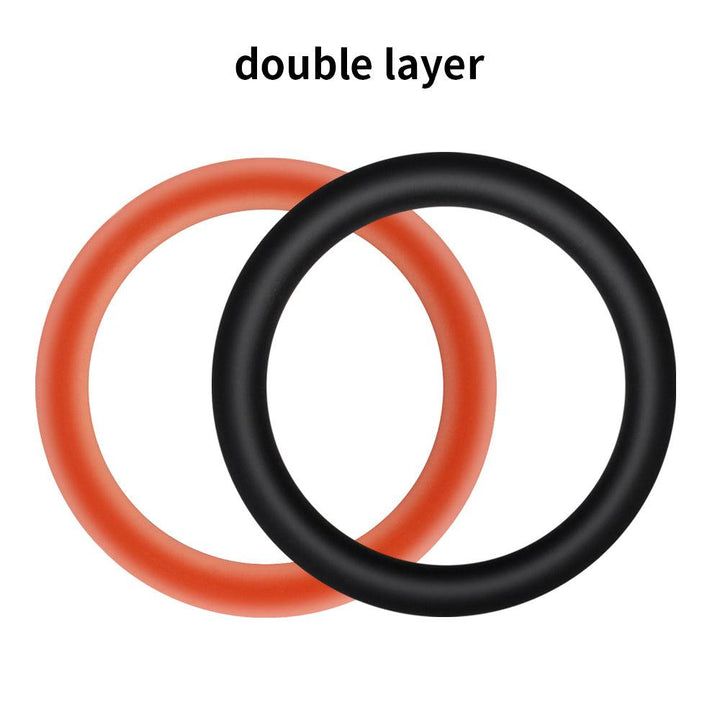 LEVETT Man Double Penetration Small Penis Glans Ring - Red - {{ LEVETT }}