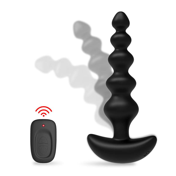 Wireless Remote Anal Bead Viberating Anal Plug Thruster Toy