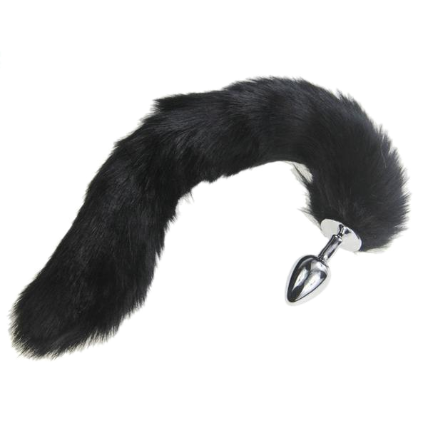 Black Fox Tail Plugs