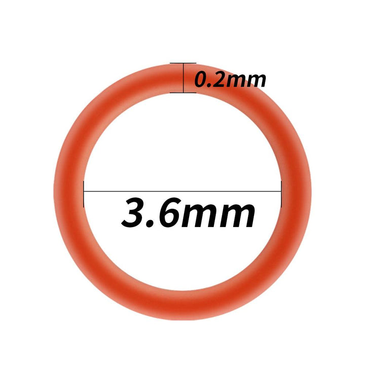 LEVETT Man Double Penetration Small Penis Glans Ring - Red - {{ LEVETT }}