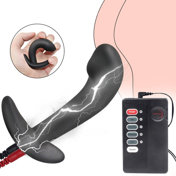 Electric Shock Prostate Massager E-stim Anal Plug Toys