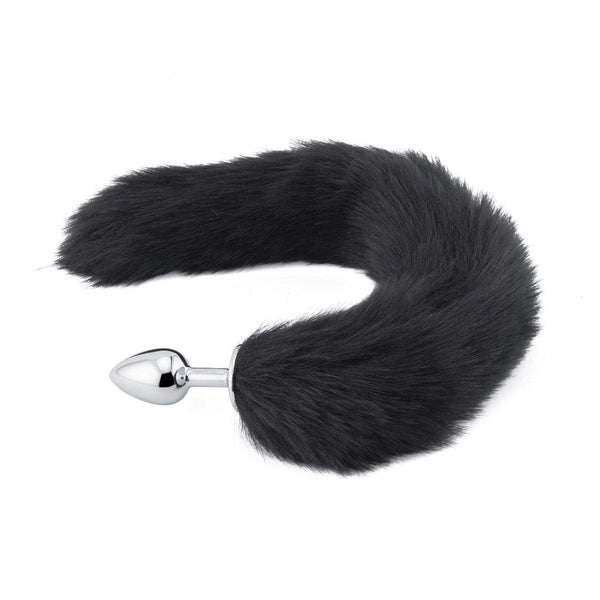 Black Fox Tail Plug 16 inch