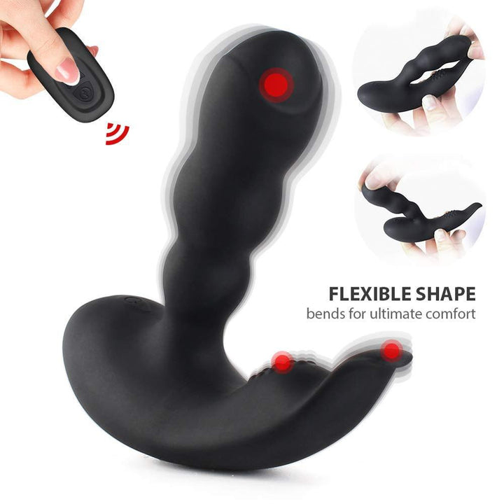 LEVETT 3 Point Prostate Massager Vibrator Toy for Men - {{ LEVETT }}