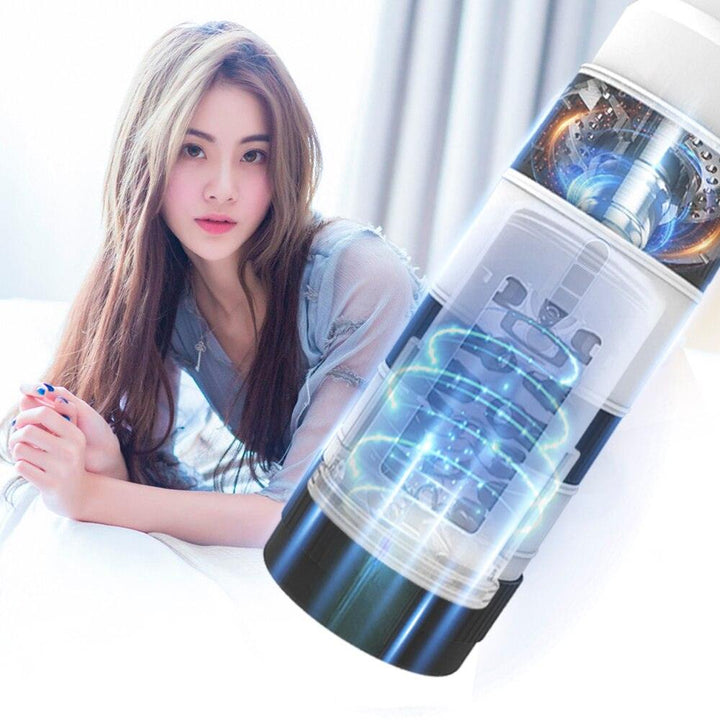 Male Automatic Pussy and Ass Male Masturbator Cup Sex Toys - {{ LEVETT }}