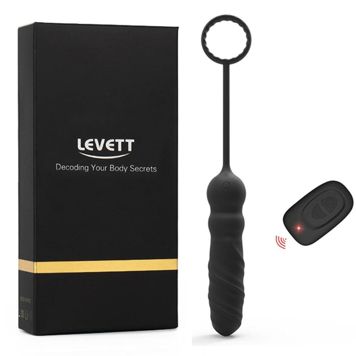 Male Anal Training Toys Prostate Vibrator with Cock Penis Ring - {{ LEVETT }}