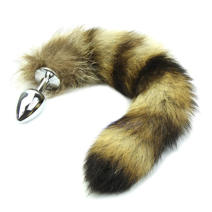Brown Fox Tail Plug