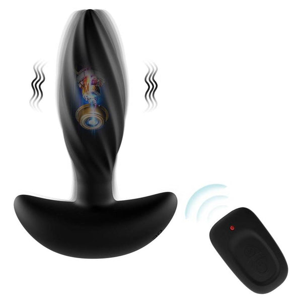 Brinquedos de massageador de próstata com plug anal plug anal vibrador para homens e mulheres