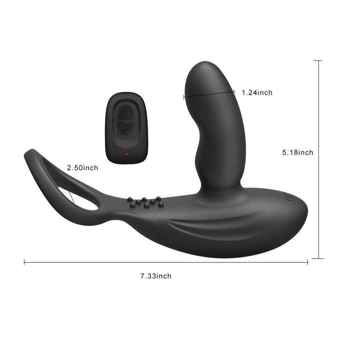 Prostate Massager with Anal Toys Vibrator and Cockring for Man - {{ LEVETT }}