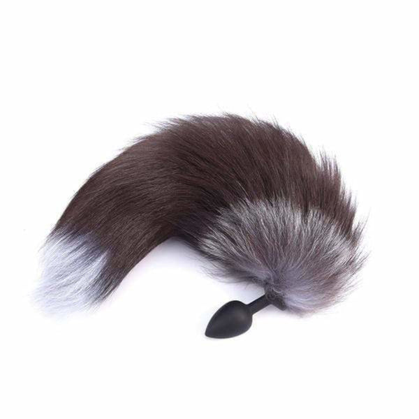 Grey Fox Silicone Tail Plug 18 inch