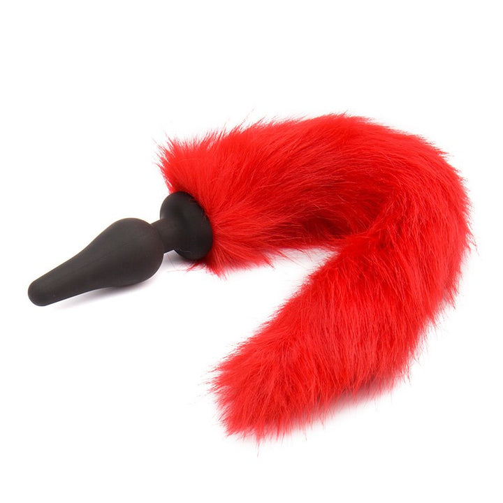 Silicone Red Tail Butt Plug