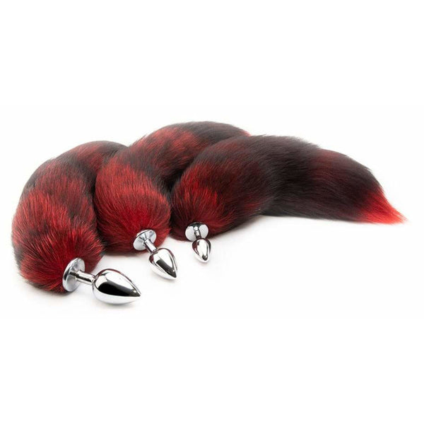 Red Fox Tail Plug 16 inch