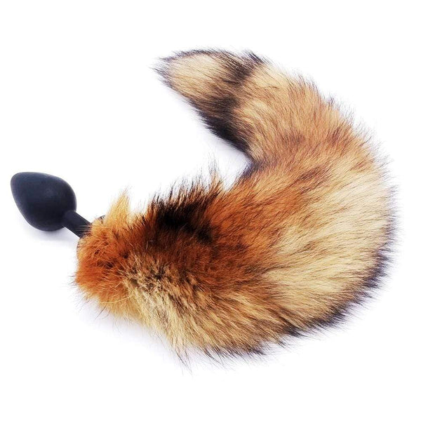 Brown Fox Silicone Tail Plug 16 inch
